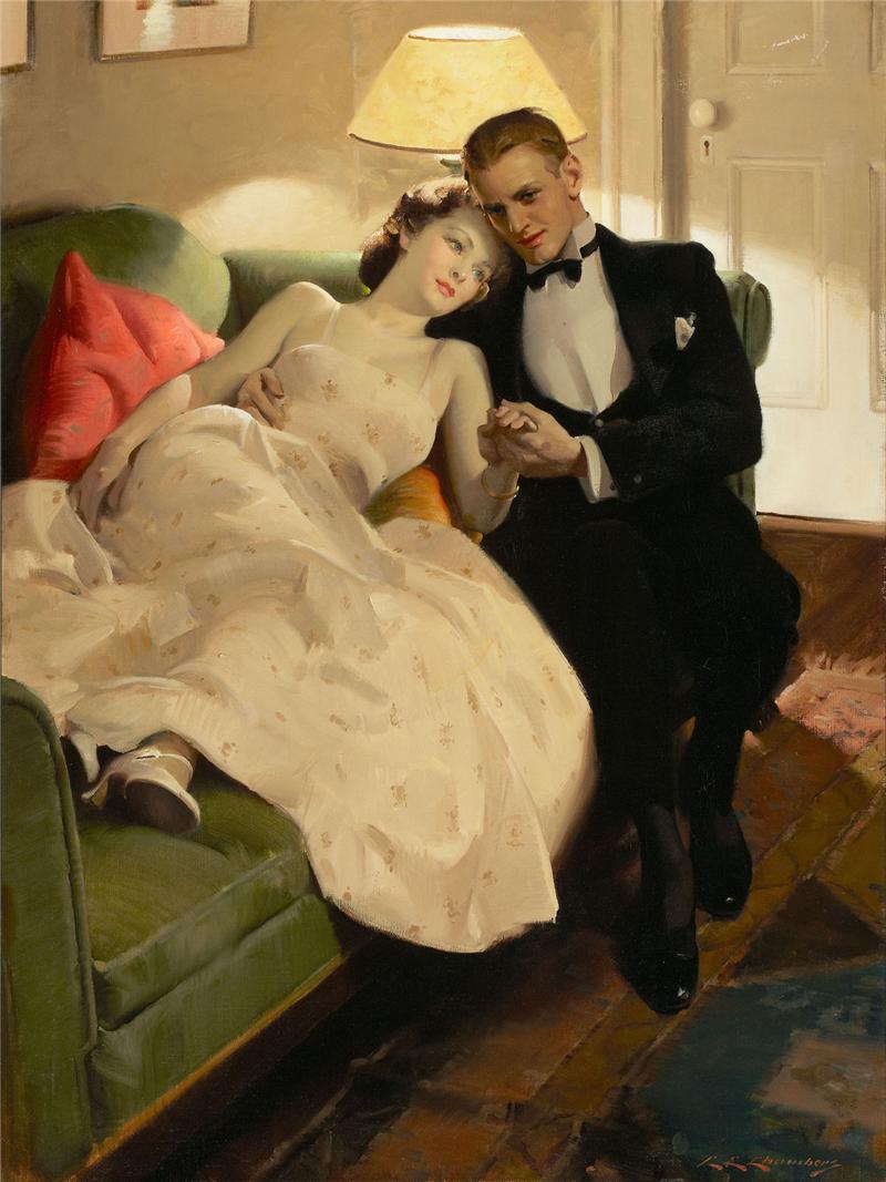 Lovers by Charles Edward Chambers